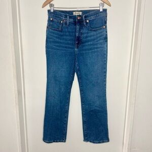 MADEWELL Cali Demi Boot Cut Denim Jeans Women’s 26 Medium Wash Normcore Preppy